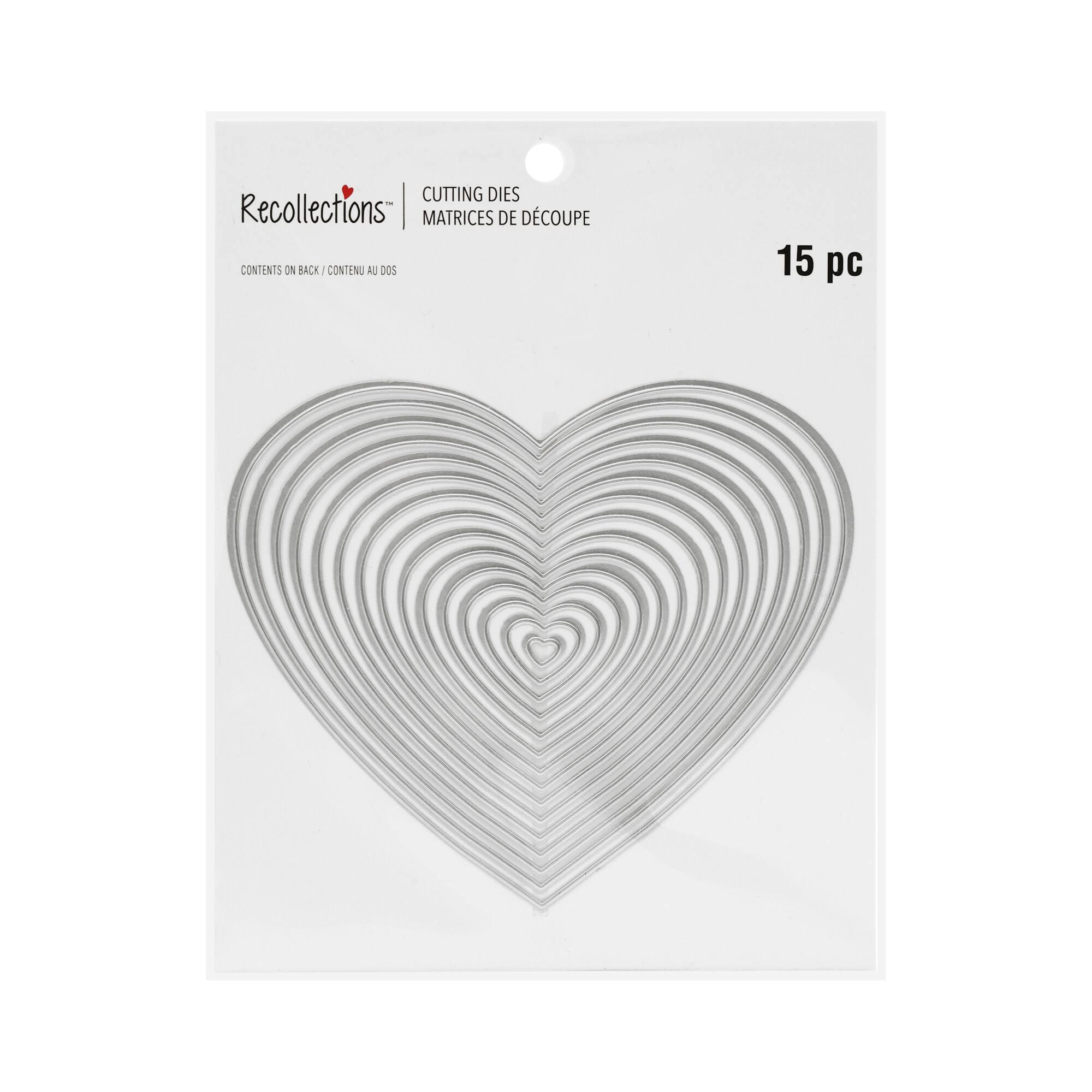 6 Pack: Heart Cutting Die Set by Recollections™
